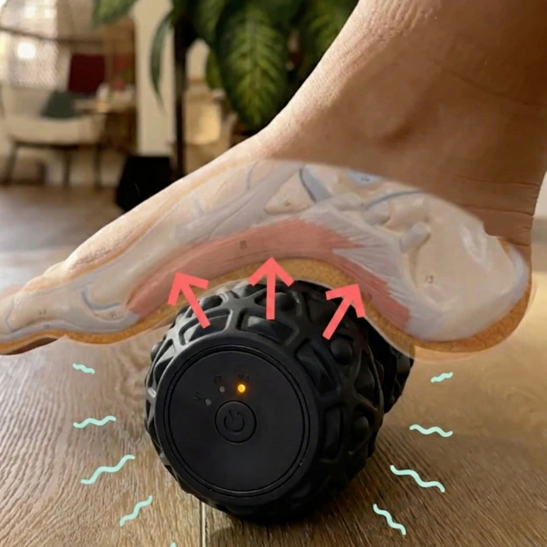 Rolo Vibrador Wave Relief™ – Recuperación Muscular Profesional