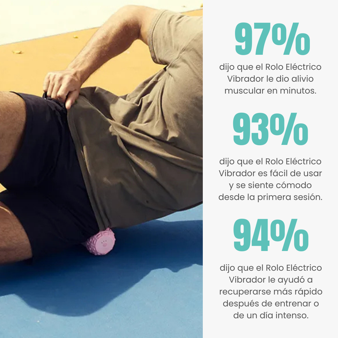 Rolo Vibrador Wave Relief™ – Recuperación Muscular Profesional
